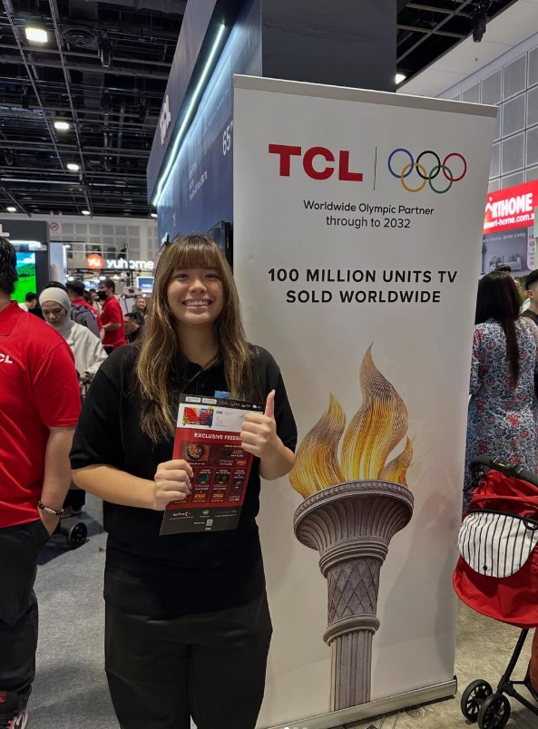Brand ambassador at a TCL activation